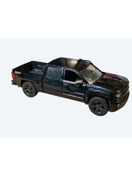 Motormax Other - Diecast Chevy Silverado 1:27 Scale Black Truck By Motormax Collectible for Parts